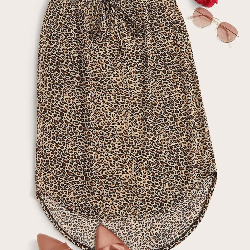 Leopard Print Skirt